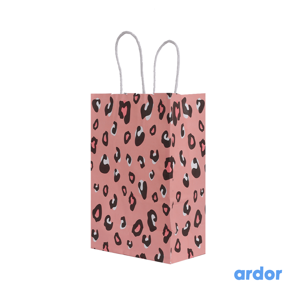 PInk Snow Leopard Print Pack of 12 - aliakbardecoration