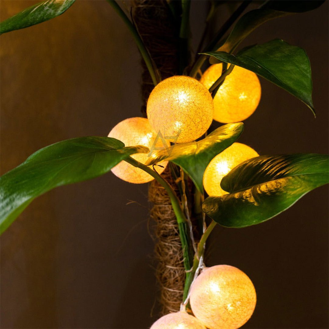 Pink Thread Ball Light - aliakbardecoration