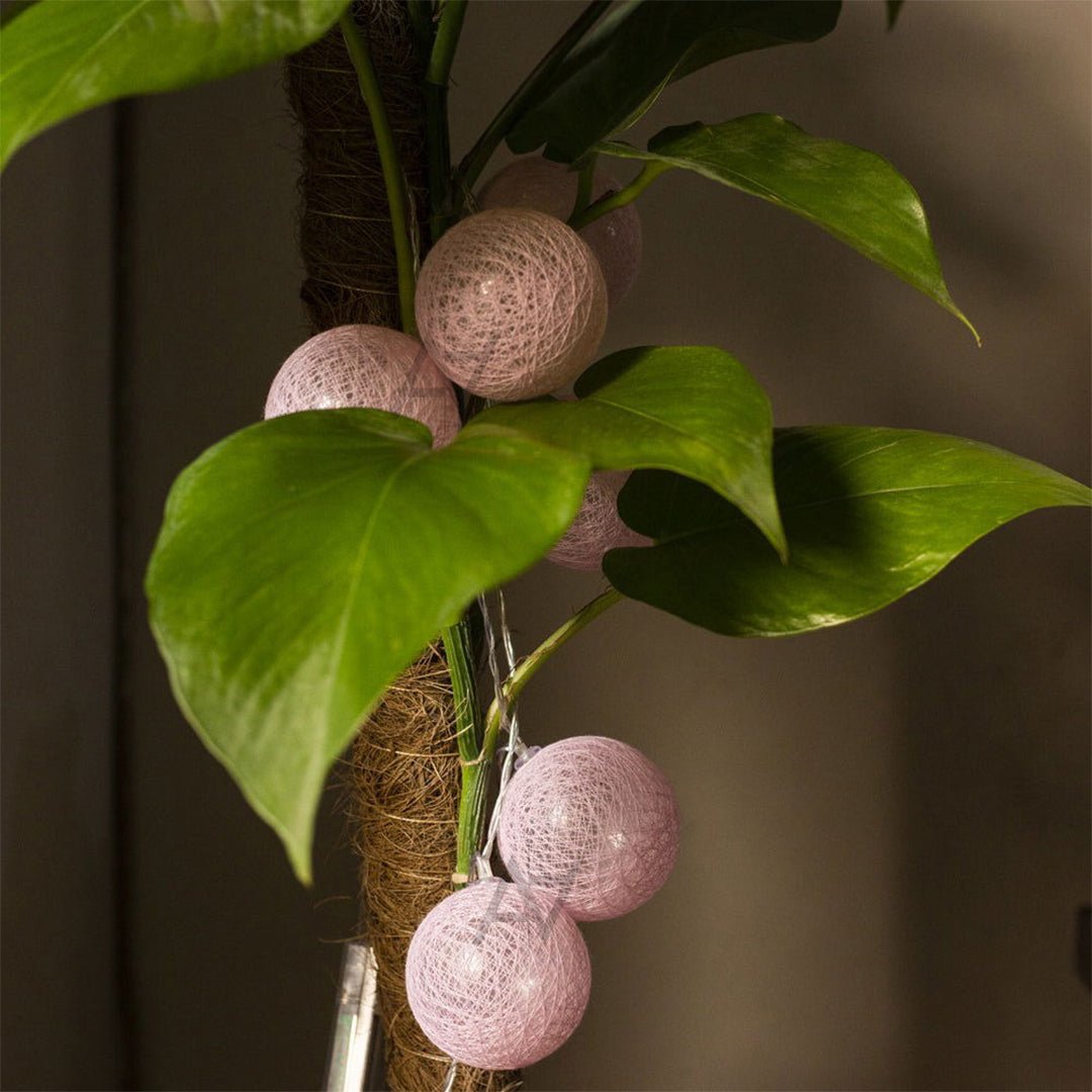 Pink Thread Ball Light - aliakbardecoration