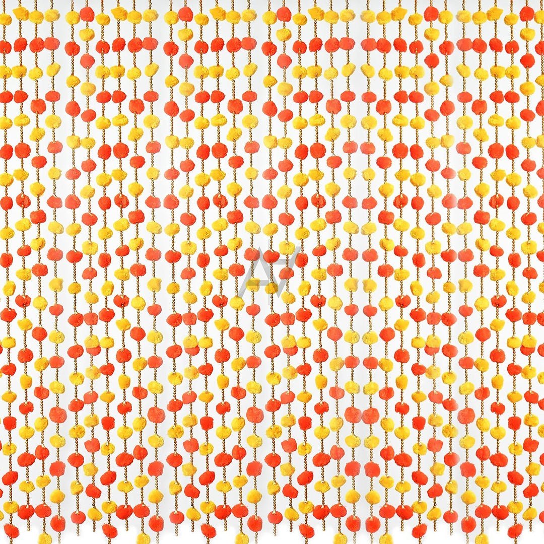 Pom Pom Garland 12 Pcs - aliakbardecoration