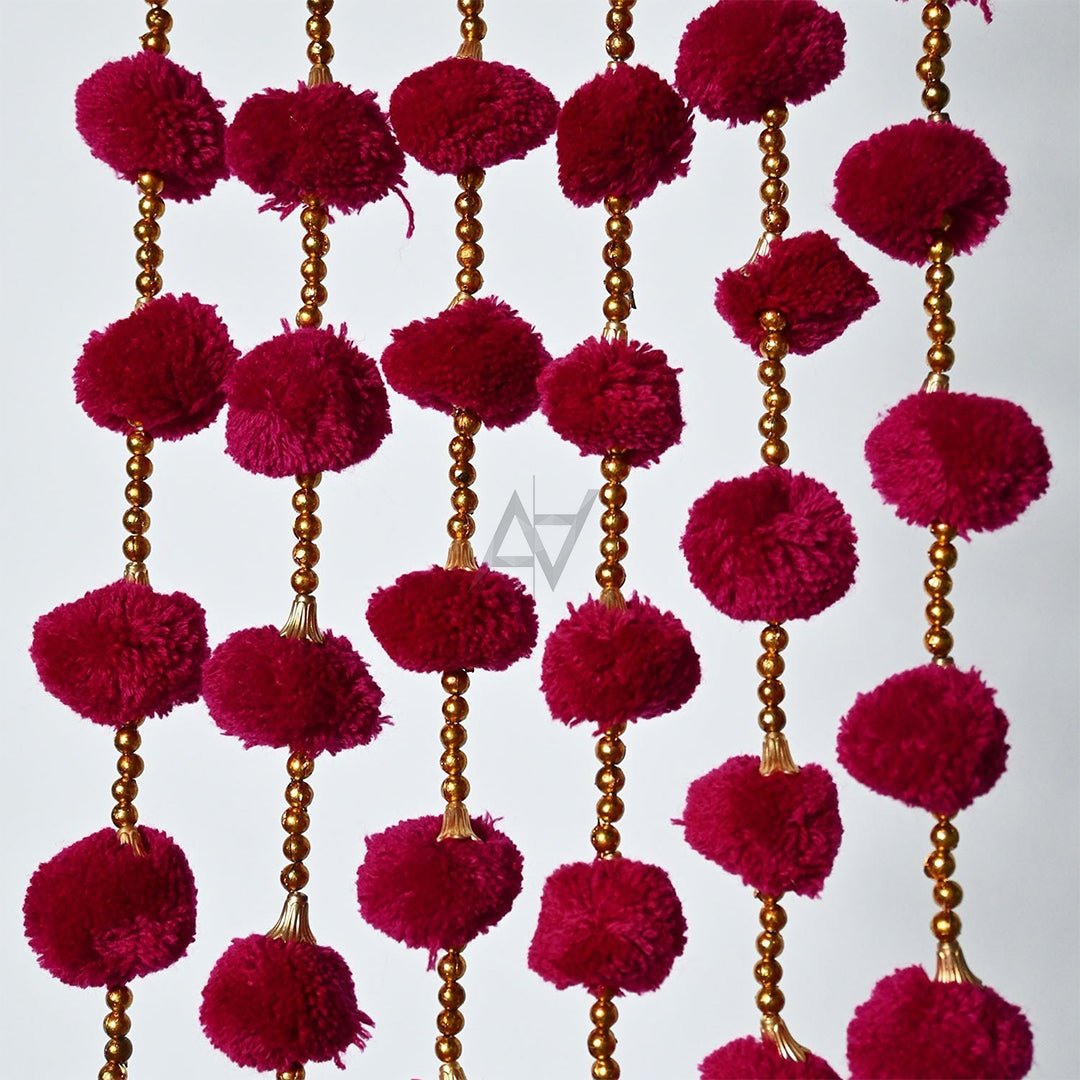 Pom Pom Garland 12 Pcs - aliakbardecoration