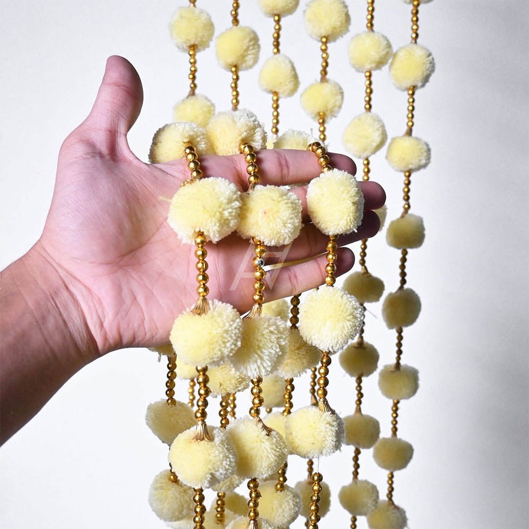 Pom Pom Garland 12 Pcs - aliakbardecoration