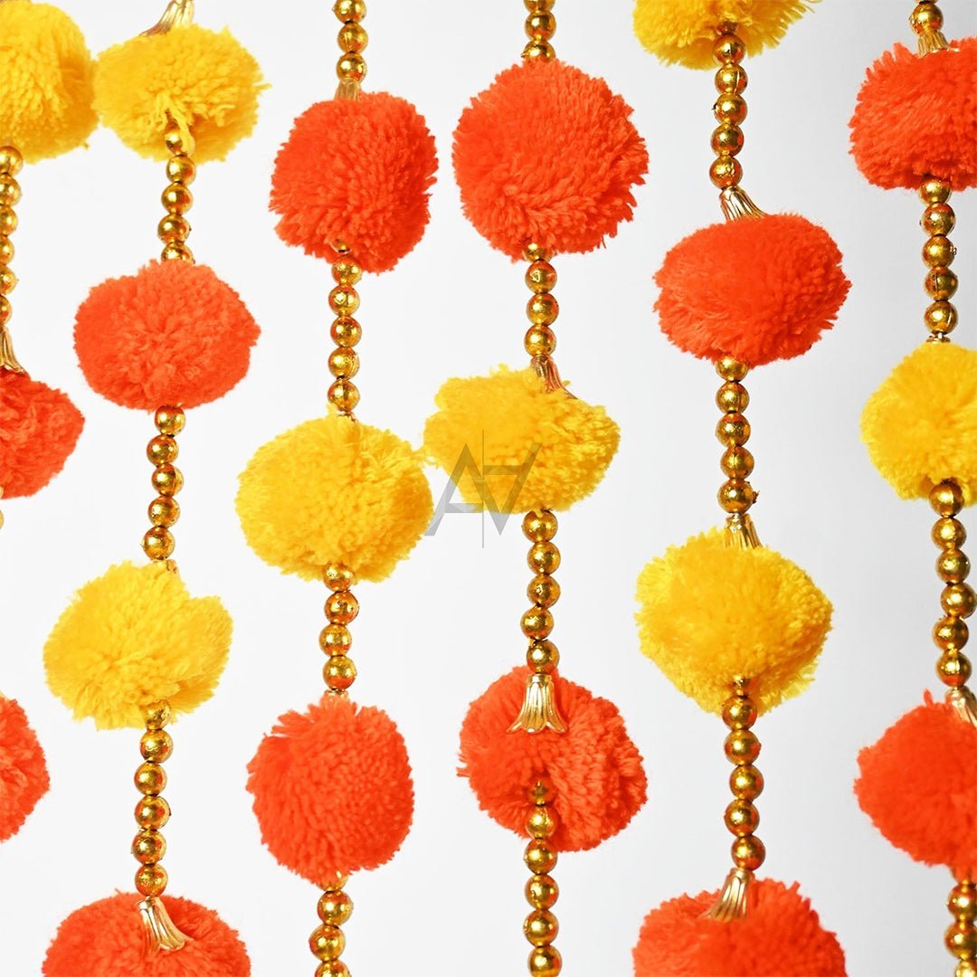 Pom Pom Garland 12 Pcs - aliakbardecoration
