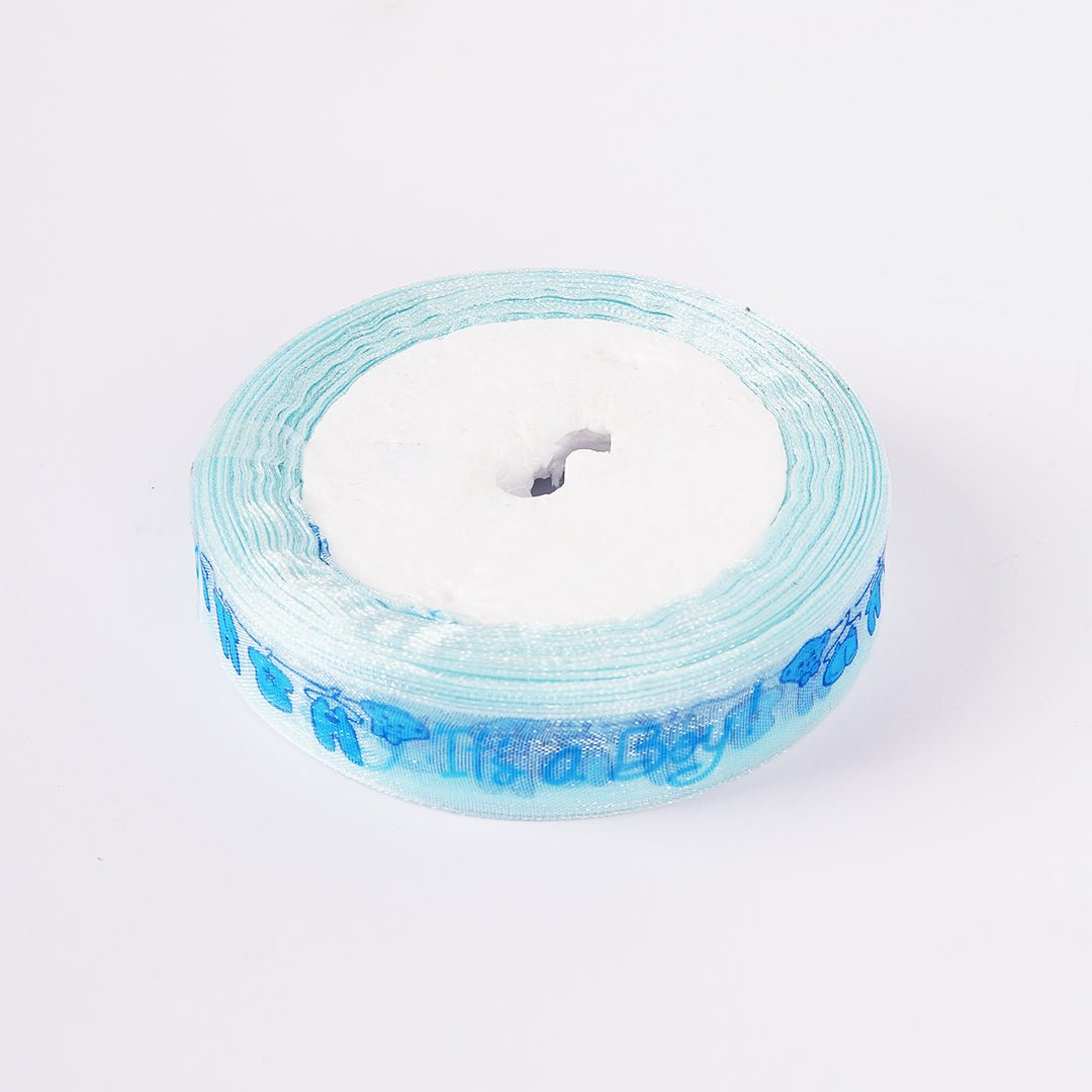 Printed Ribbons Its a Boy 20 Yard - aliakbardecoration