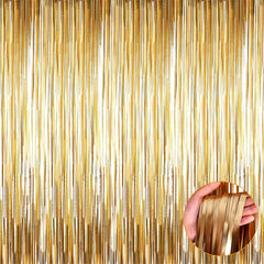 Foil Curtains for Baby Shower, Wedding, Eid, Graduation, Birthday Party Decorations