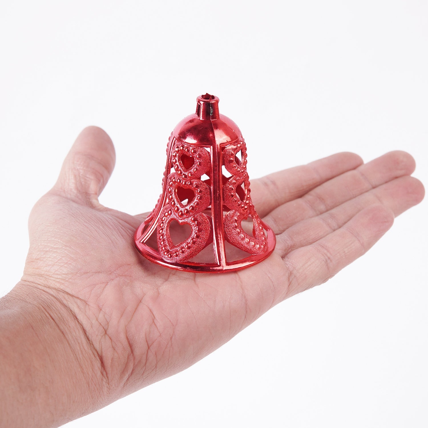 Artificial Bell 6 Pcs Multi Color  For Christmas Party