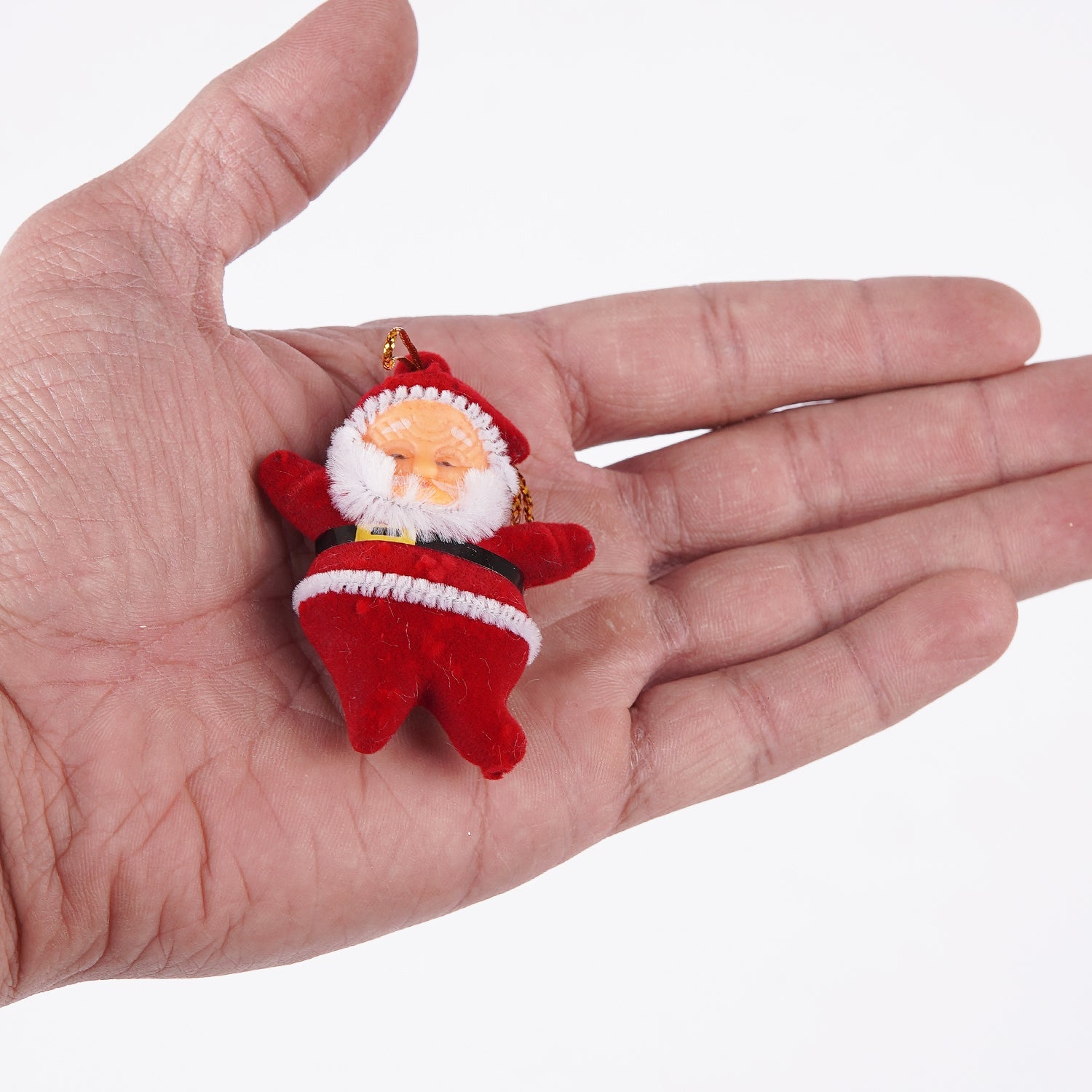 Small Hanging 6 Pcs santa claus For Chistmas Decor