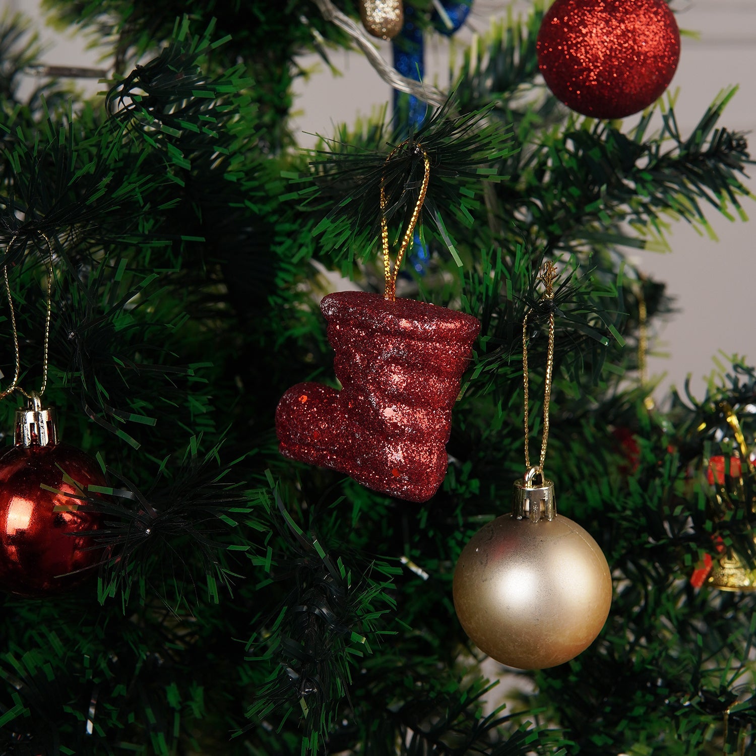 Small Hanging 6 Pcs  Christmas Shoes For Christmas Party Decor