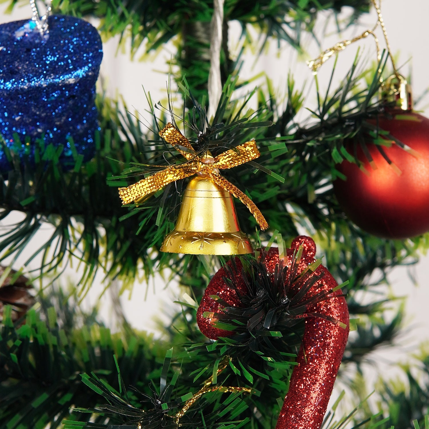 Artificial Small Hanging Christmas Bell For Christmas Party Decor