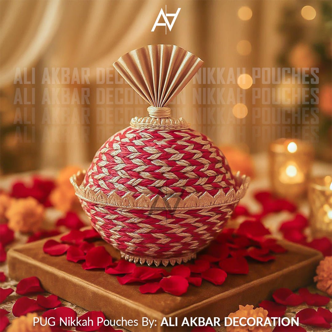 Pug Nikkah Pouches – Traditional Bid & Favor Packaging - aliakbardecoration
