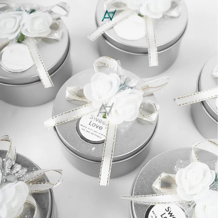 Round Nikkah Tin Boxes – Premium Bid & Favor Boxes - aliakbardecoration