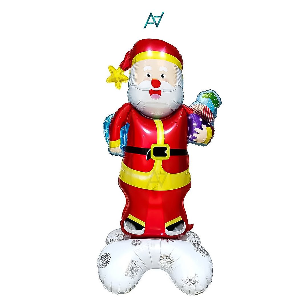 Santa Foil Balloon – Standing Balloon Decoration - aliakbardecoration