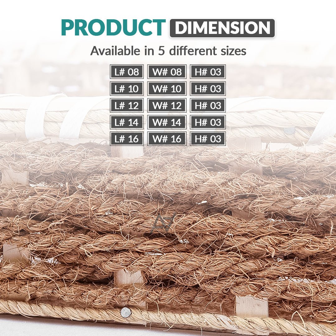 Square Jute Basket - Basket for Home, Gifting, Decoration - aliakbardecoration
