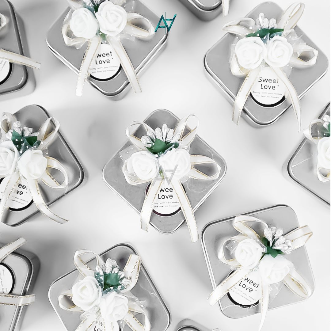 Square Nikkah Tin Boxes – Premium Bid & Favor Boxes - aliakbardecoration