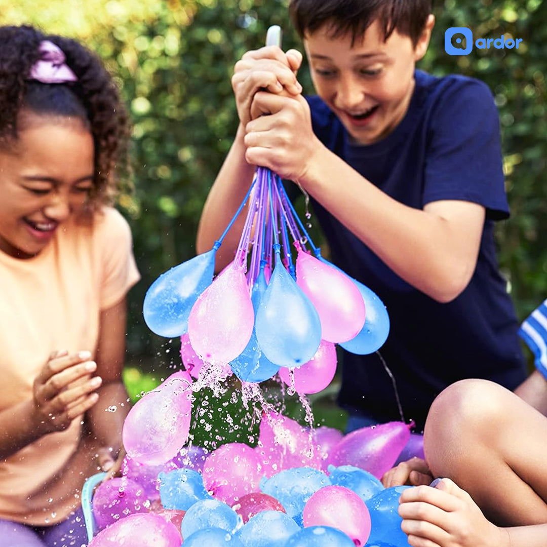 Ultimate Outdoor Fun: Bunch O Balloons Rapid - Filling Neon Water Balloons - aliakbardecoration
