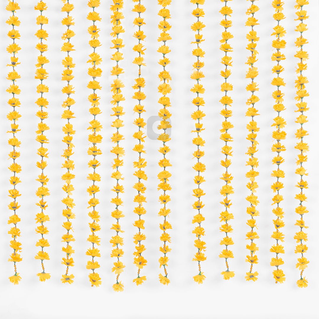 Yellow Marigold Garland - aliakbardecoration